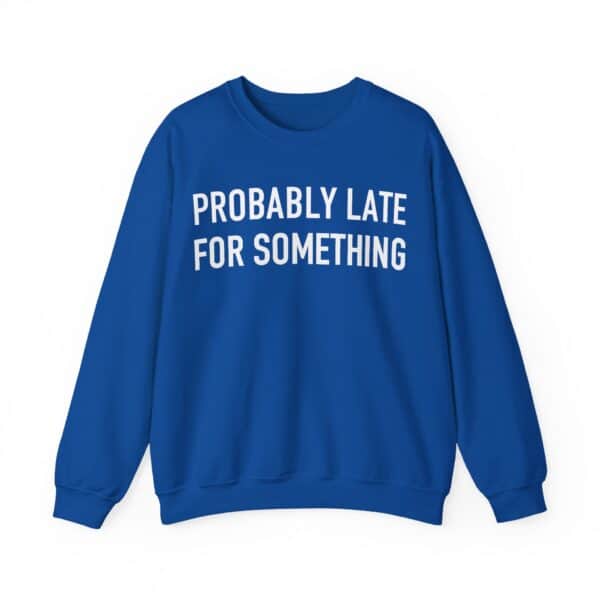 Comfy cool statement sweatshirt with humorous text, perfect for casual wear and making a fashion statement on a budget.