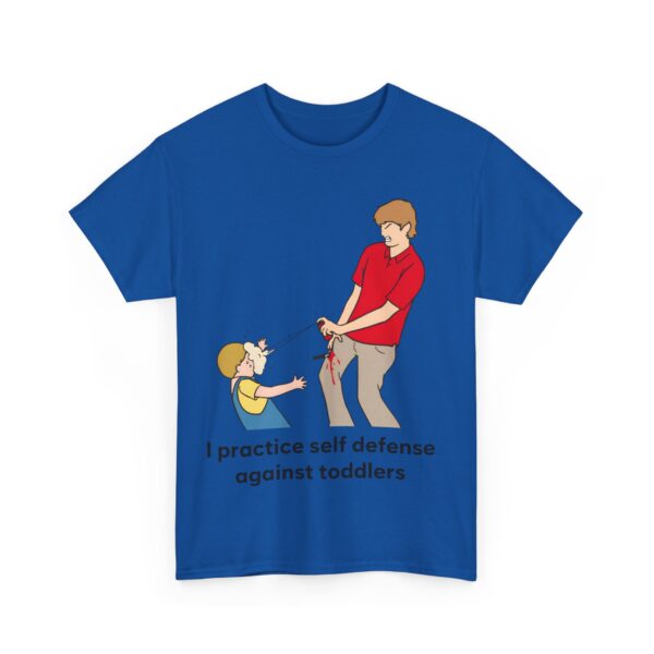 I practice self defense against toddlers T-Shirt #DG39 - Image 5