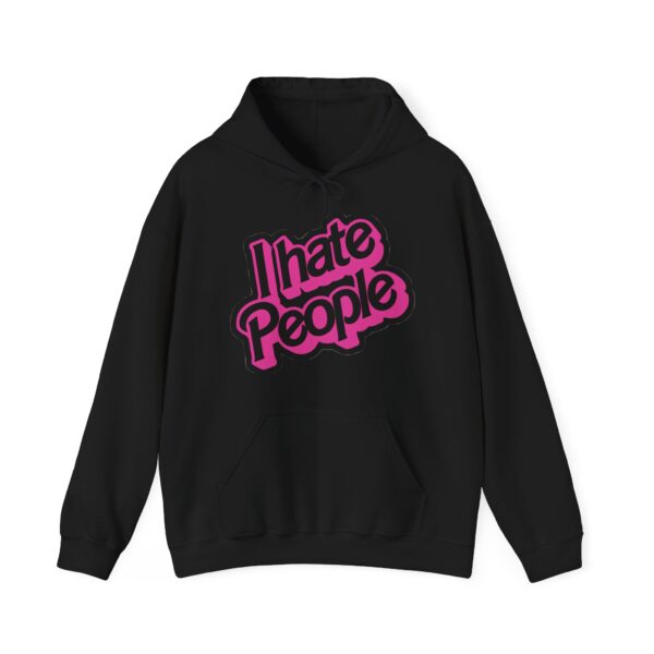 I hate people Hoodie #DGi13 - Image 4