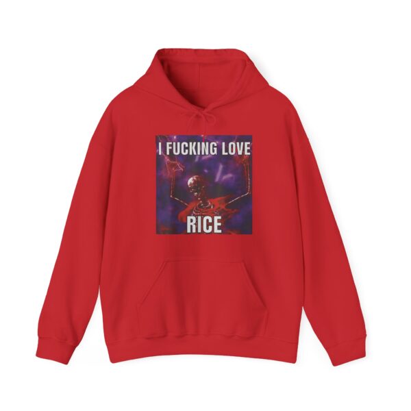 I fucking love rice Hoodie #DG11 - Image 4
