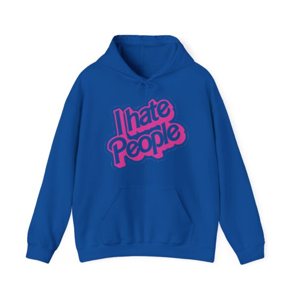 I hate people Hoodie #DGi13 - Image 2