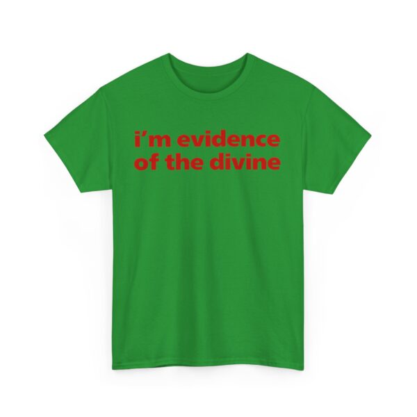 I'm evidence of the divine T-Shirt #U55 - Image 2