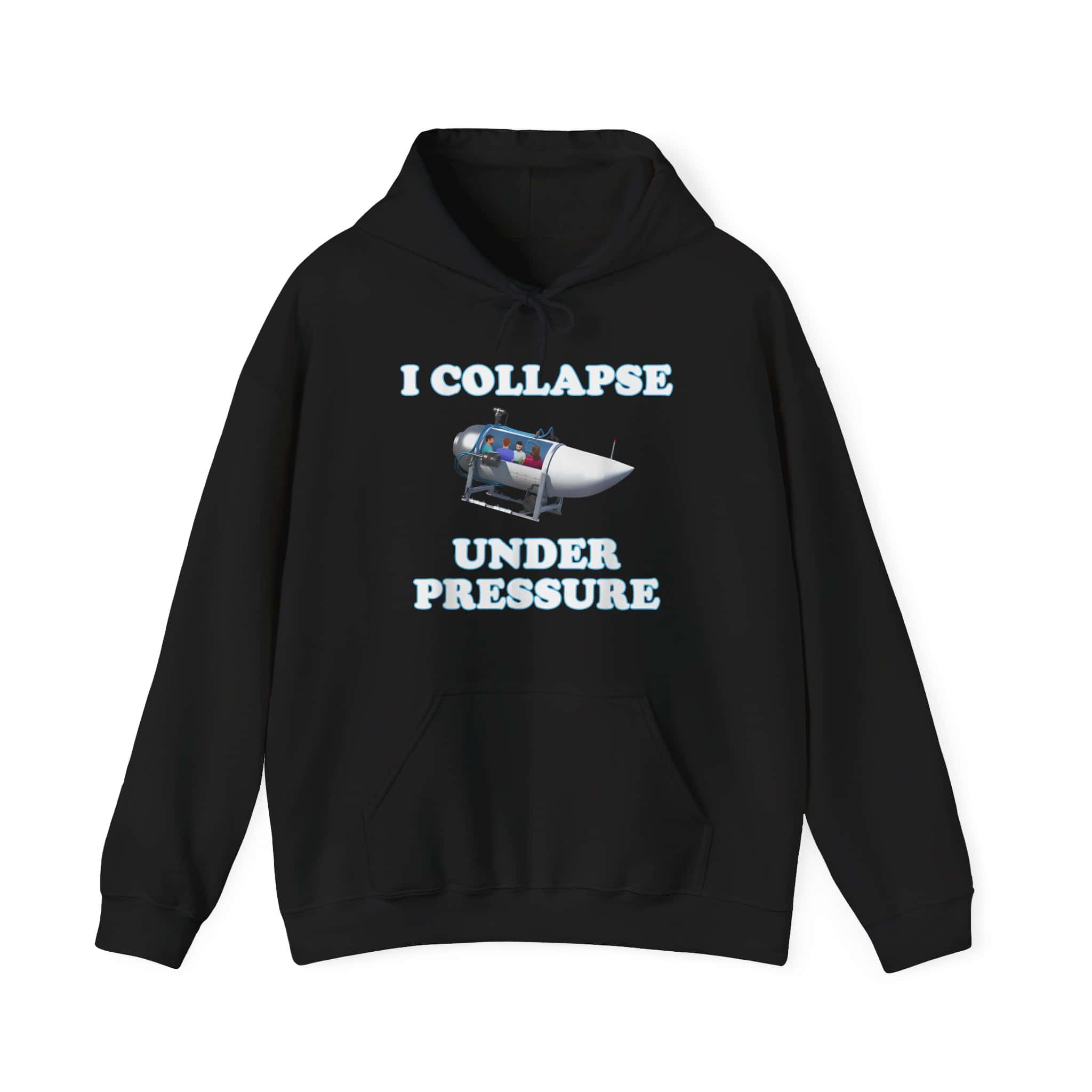 Cheap cool statement clothes hoodie with humorous space-themed design and bold text. Perfect for casual wear and expressing personality with affordable fashion. Stylish and fun for everyday use.