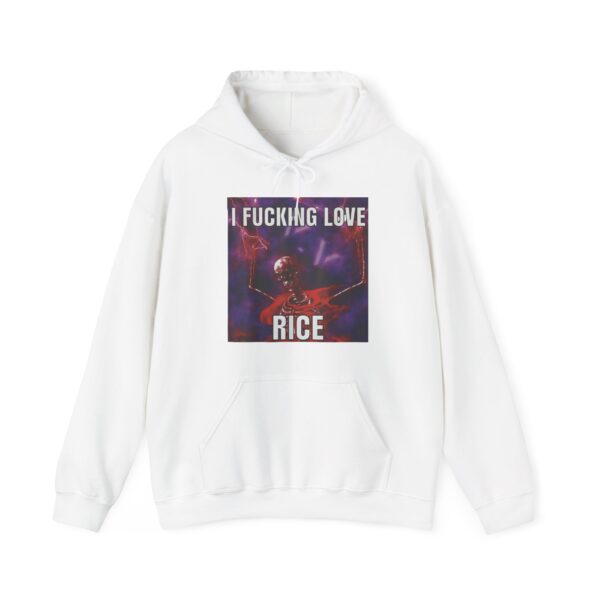 I fucking love rice Hoodie #DG11 - Image 5