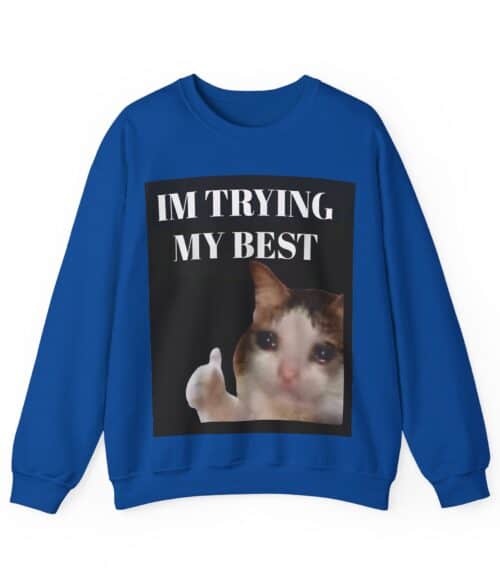 I’m trying my best Sweatshirt #U55