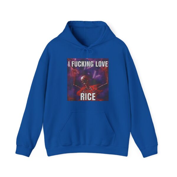 I fucking love rice Hoodie #DG11 - Image 3