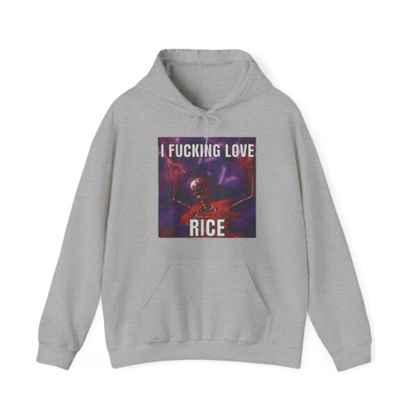 I fucking love rice Hoodie #DG11 - Image 6