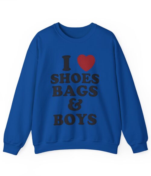 I love shoes bags and & boys Sweatshirt #DGi43