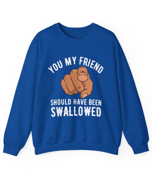 You my friend should have been swallowed Sweatshirt #DGi34