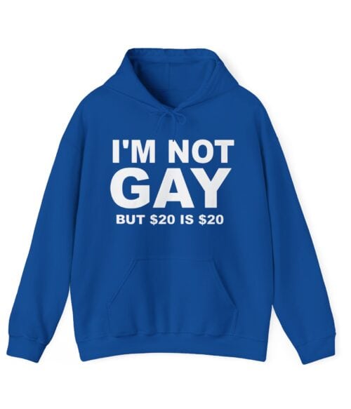 I’m not gay but $20 is $20 Hoodie #U66