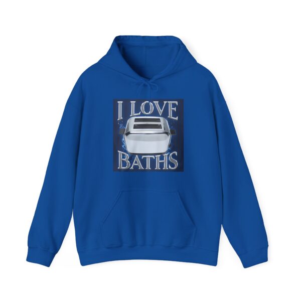 I love baths Hoodie #DG27 - Image 3