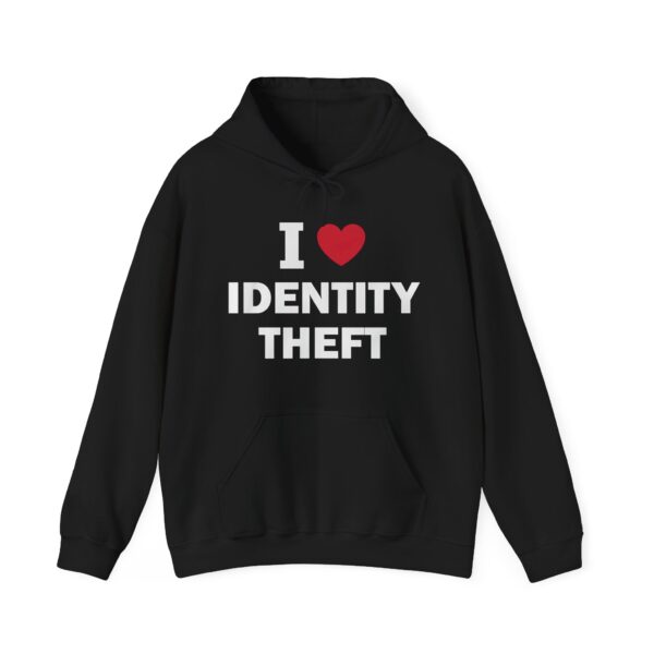 I love identity theft Hoodie #DGi28 - Image 3