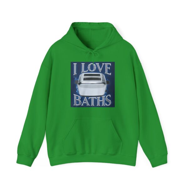I love baths Hoodie #DG27 - Image 2