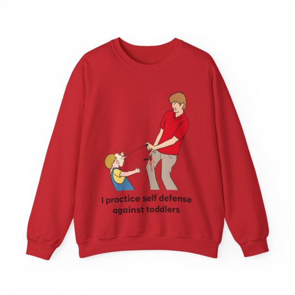 I practice self defense against toddlers Sweatshirt #DG44 - Image 4