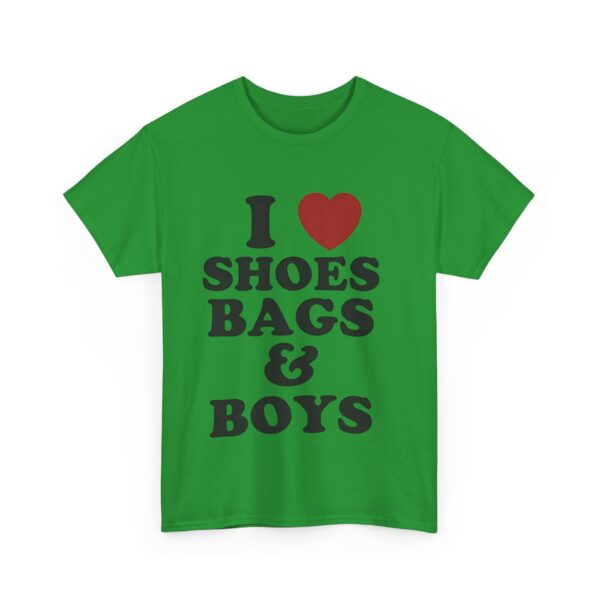 I love shoes bags & boys T-Shirt #DGi43 - Image 5