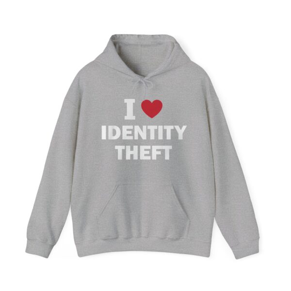 I love identity theft Hoodie #DGi28 - Image 2