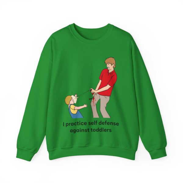 I practice self defense against toddlers Sweatshirt #DG44 - Image 2