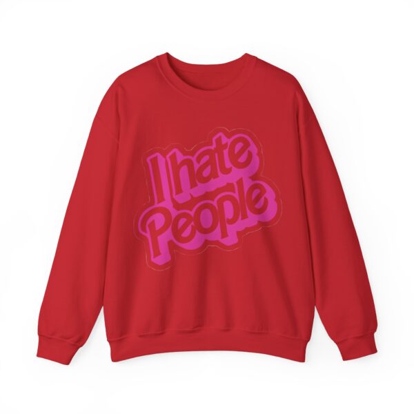I hate people Sweatshirt #DGi13 - Image 3