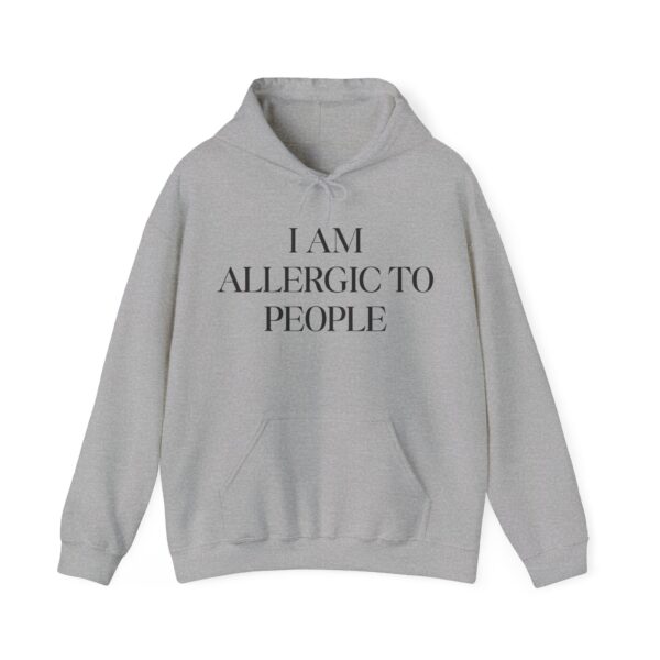 I am allergic to people Hoodie #DGi36 - Image 4