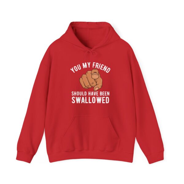 You my friend should have been swallowed Hoodie #DGi34 - Image 4
