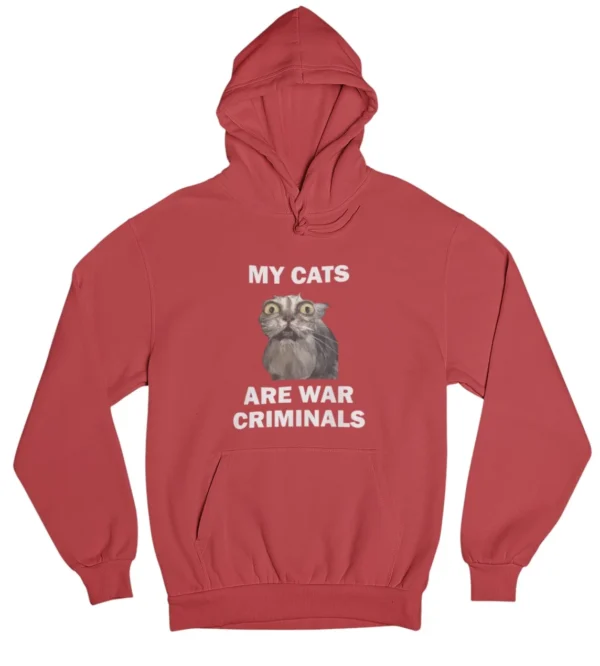 My cats are war criminals Hoodie #DGi41