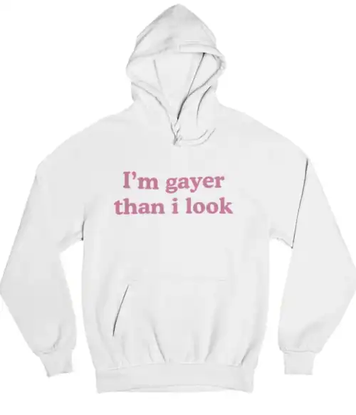 Affordable trendy statement hoodie with bold text for expressing unique style. Perfect for casual wear, showcasing personality with humor and attitude.