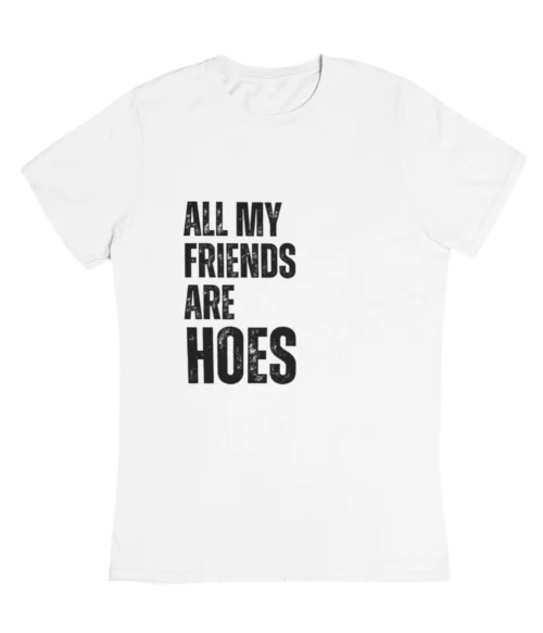 All my friends are hoes T-Shirt #DGi30