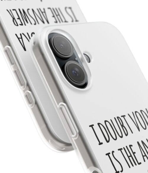 I doubt vodka is the answer iPhone/Samsung Case #U23