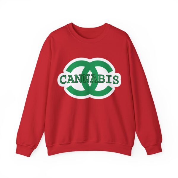 Cannabis Sweatshirt #BGi39 - Image 5