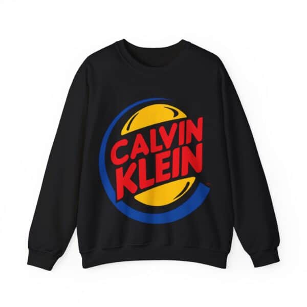 Calvin Klein logo sweatshirt with a bold, colorful design, ideal for affordable and stylish statement casual wear. Perfect for those seeking trendy, inexpensive street fashion.