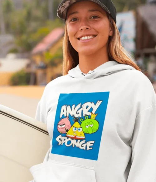 Angry sponge Hoodie #BGi45