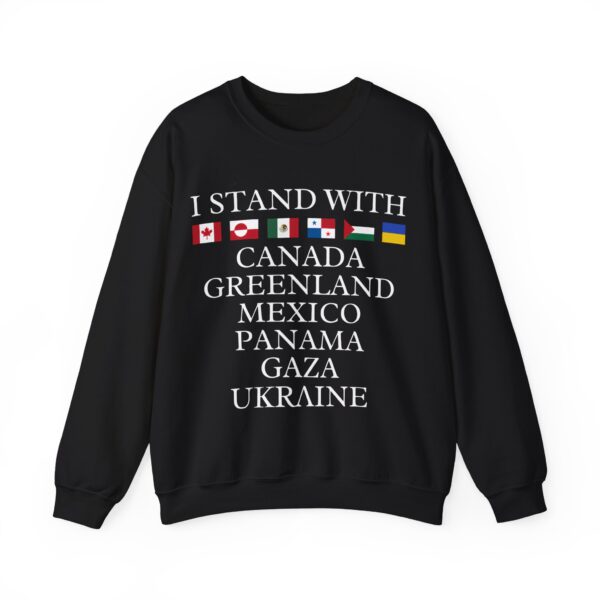 I stand with Sweatshirt #PG5 - Image 2