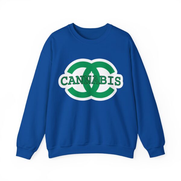 Cannabis Sweatshirt #BGi39 - Image 4
