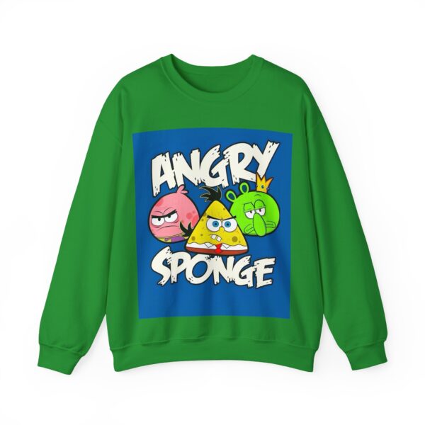 Angry sponge Sweatshirt #BG53 - Image 4