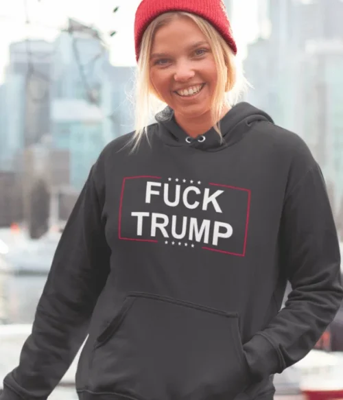 Fuck Trump (2) Hoodie #PGi3