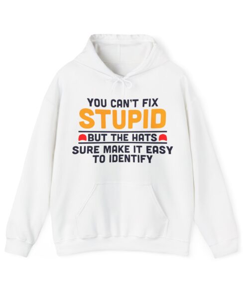 You can’t fix stupid Hoodie #ALL10