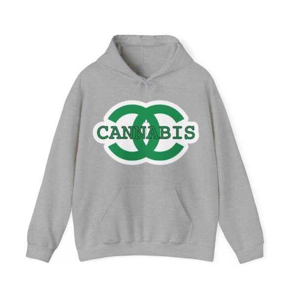 Cannabis Hoodie #BGi40 - Image 2