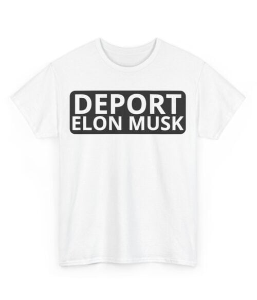 Decent, affordable, trendy statement t-shirt with bold black text on white background.