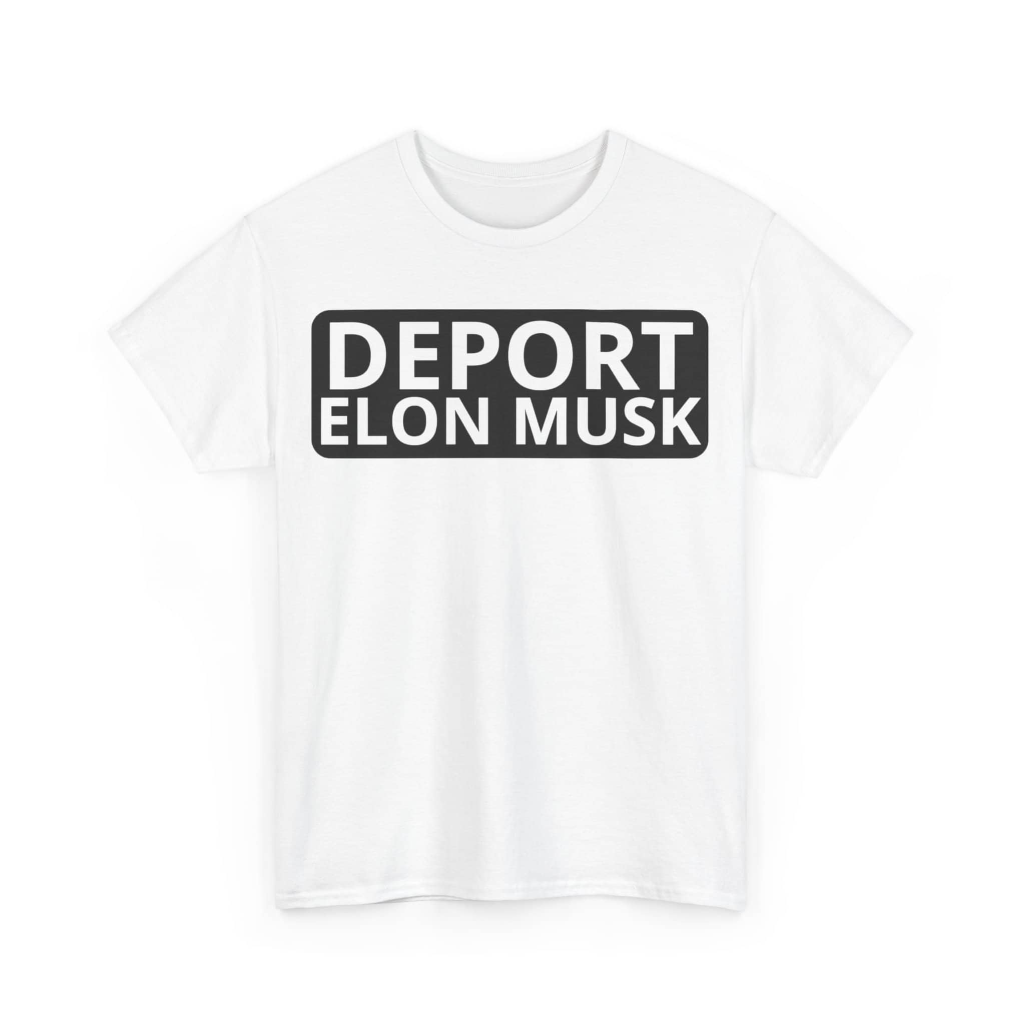 Decent, affordable, trendy statement t-shirt with bold black text on white background.