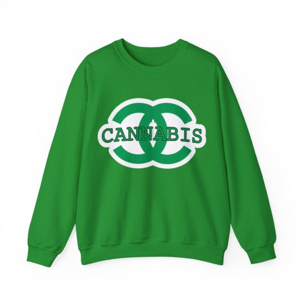 Cannabis Sweatshirt #BGi39 - Image 3