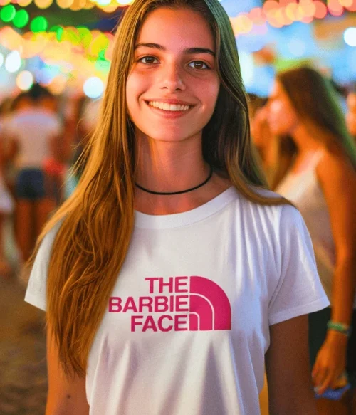 The Barbie face T-Shirt #BGi9