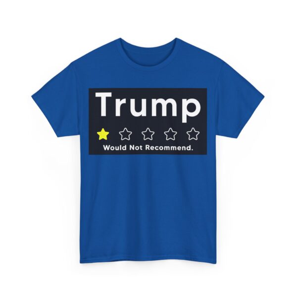 Trump 1/5 Star T-Shirt #ALL8 - Image 2