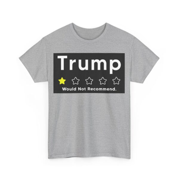 Trump 1/5 Star T-Shirt #ALL8 - Image 3