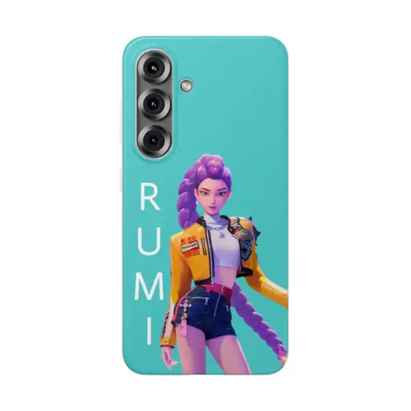 Cute animated character phone case with vibrant colors and fun design.