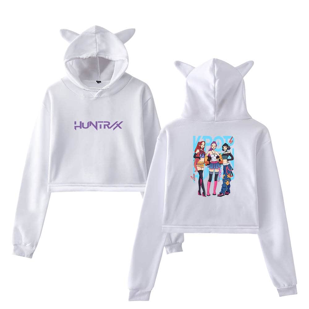 Comfy white hoodie with colorful graphic design, casual streetwear style, perfect for cool, trendy statement outfits.