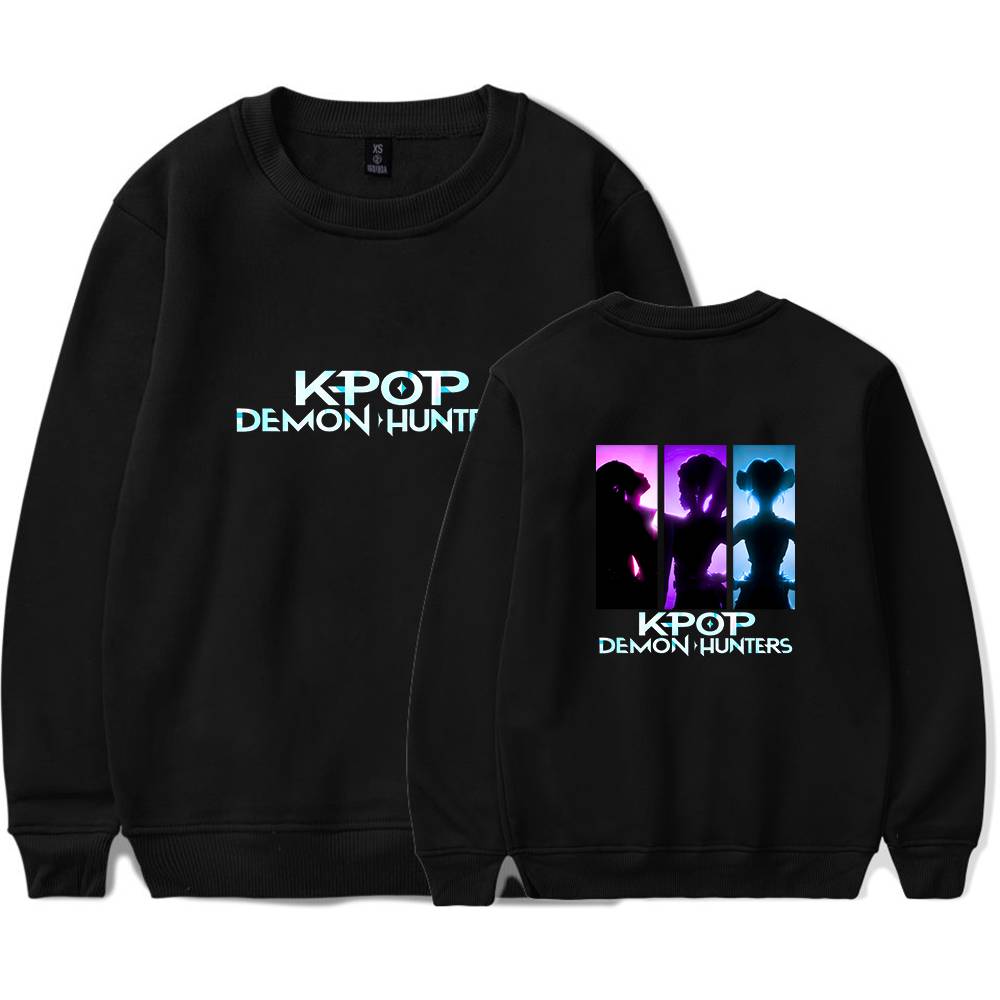 K-pop Demon Hunters sweatshirt with cool, cheap statement graphic print.