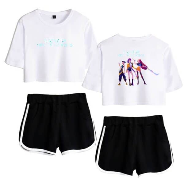 Beautiful casual graphic t-shirt and sporty shorts outfit for women and teens, trendy and affordable fashion, perfect for everyday wear and expressing your style on a budget.