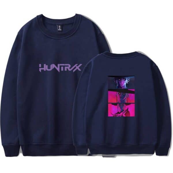 Huntrrx sweatshirt with vibrant graphic design, perfect for trendy, affordable streetwear fashion.